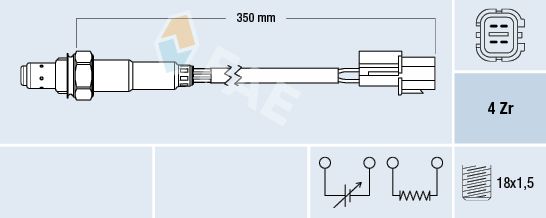 FAE 77796 Lambda Sensor
