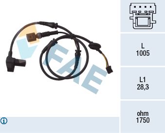 Sensor, wheel speed FAE 78004