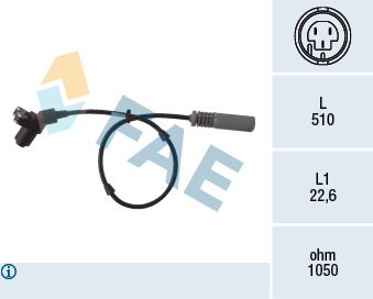 FAE 78005 Sensor, wheel speed