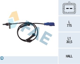 Sensor, wheel speed FAE 78013