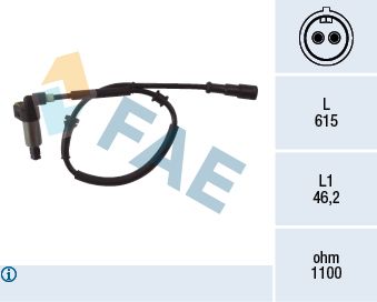 FAE 78024 Sensor, wheel speed
