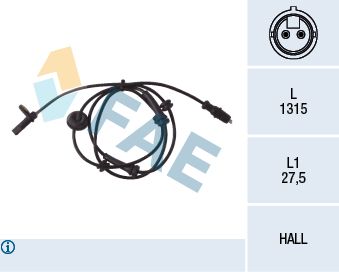 FAE 78030 Sensor, wheel speed