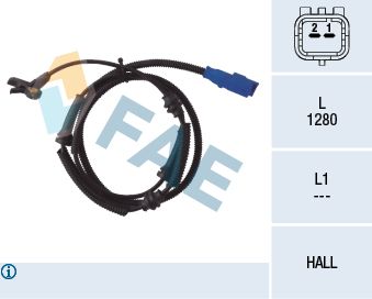 FAE 78038 Sensor, wheel speed