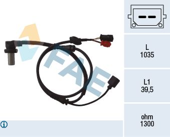 FAE 78059 Sensor, wheel speed