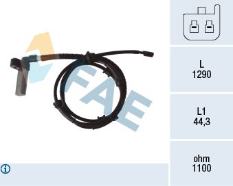 FAE 78068 Sensor, wheel speed