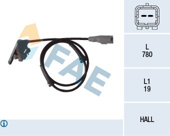 FAE 78080 Sensor, wheel speed