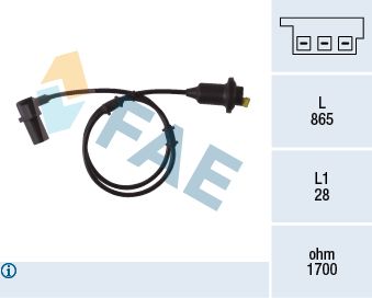 FAE 78082 Sensor, wheel speed