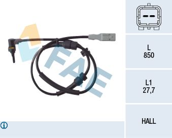 Sensor, wheel speed FAE 78086