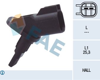 Sensor, wheel speed FAE 78094