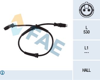 Sensor, wheel speed FAE 78099