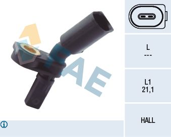 Sensor, wheel speed FAE 78103