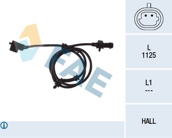 Sensor, wheel speed FAE 78104