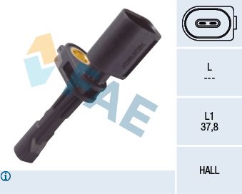 Sensor, wheel speed FAE 78106