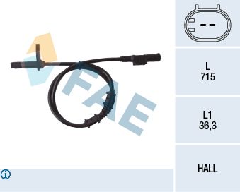 FAE 78107 Sensor, wheel speed