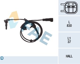 Sensor, wheel speed FAE 78109