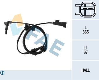Sensor, wheel speed FAE 78111