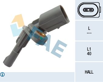 FAE 78126 Sensor, wheel speed