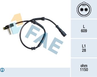 FAE 78129 Sensor, wheel speed