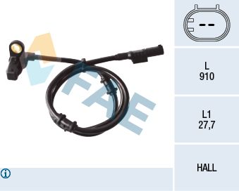 FAE 78132 Sensor, wheel speed