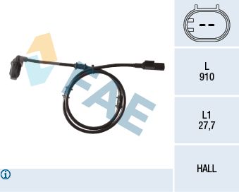 FAE 78133 Sensor, wheel speed