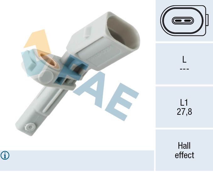 FAE 78141 Sensor, wheel speed