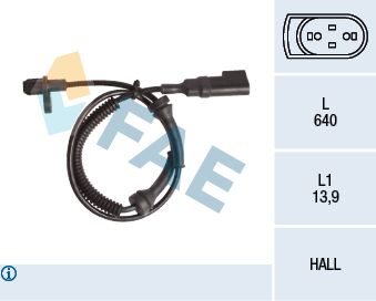 Sensor, wheel speed FAE 78145