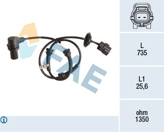 FAE 78148 Sensor, wheel speed