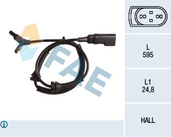 Sensor, wheel speed FAE 78152