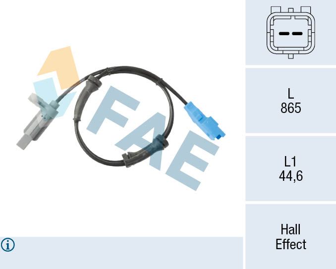 FAE 78161 Sensor, wheel speed