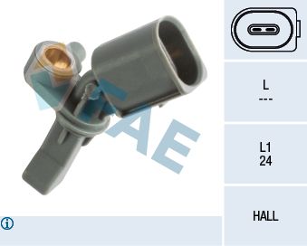 Sensor, wheel speed FAE 78162