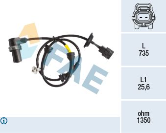 FAE 78163 Sensor, wheel speed