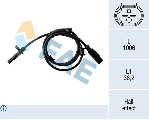 FAE 78170 Sensor, wheel speed
