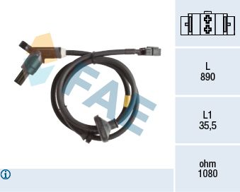 FAE 78173 Sensor, wheel speed