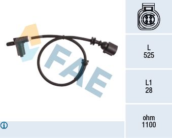 Sensor, wheel speed FAE 78175