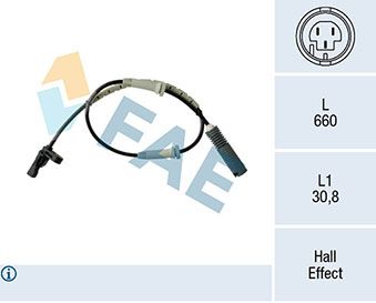 FAE 78183 Sensor, wheel speed