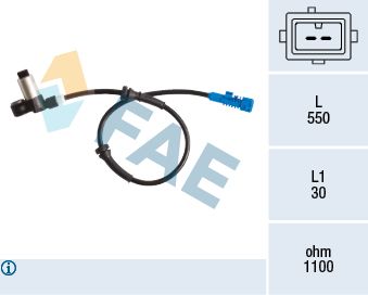 FAE 78195 Sensor, wheel speed