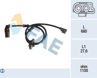 FAE 78199 Sensor, wheel speed