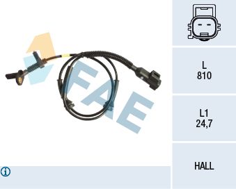 Sensor, wheel speed FAE 78211