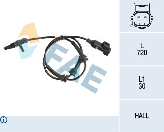 FAE 78212 Sensor, wheel speed
