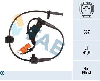 FAE 78231 Sensor, wheel speed
