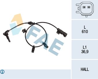 FAE 78237 Sensor, wheel speed