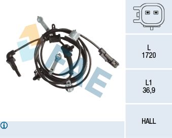 Sensor, wheel speed FAE 78239
