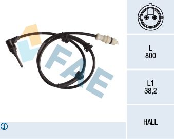 FAE 78243 Sensor, wheel speed