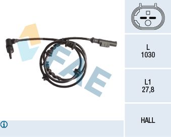 Sensor, wheel speed FAE 78246