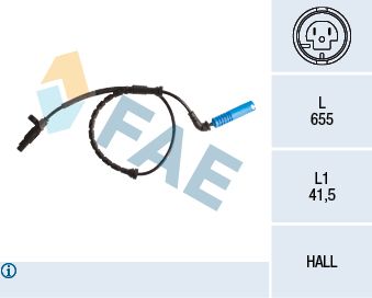 Sensor, wheel speed FAE 78261
