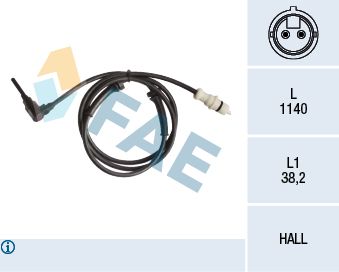 FAE 78263 Sensor, wheel speed