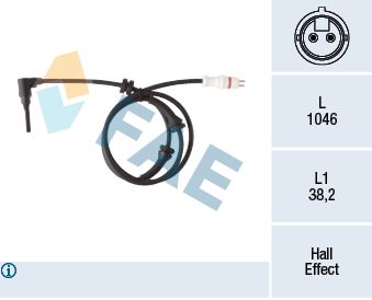 Sensor, wheel speed FAE 78264