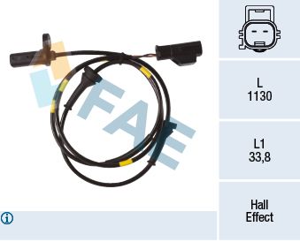 Sensor, wheel speed FAE 78269