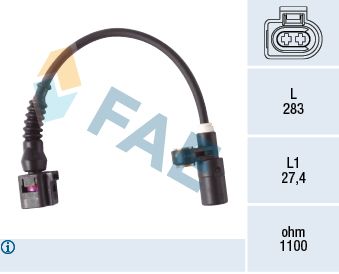 Sensor, wheel speed FAE 78279