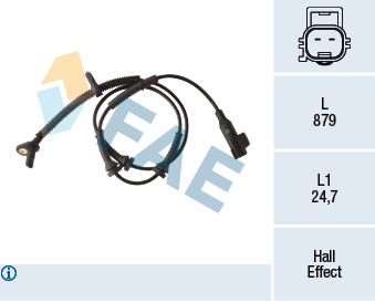 Sensor, wheel speed FAE 78286